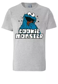 Футболка LOGOSHIRT Shirt Krmelmonster, серый