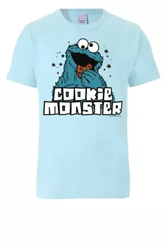 Футболка LOGOSHIRT Shirt Krmelmonster, светло-синий