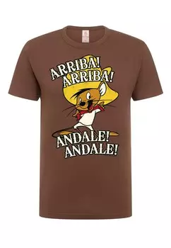 Футболка LOGOSHIRT Shirt Looney Tunes - Speedy Gonzales, коричневый