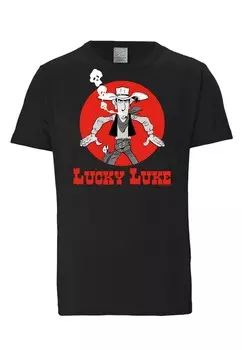 Футболка LOGOSHIRT Shirt Lucky Luke - Daisytown, черный