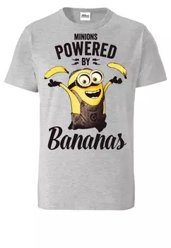 Футболка LOGOSHIRT Shirt Minions, серый