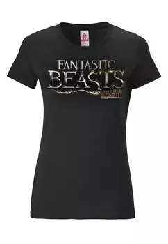Футболка LOGOSHIRT Shirt Phantastische Tierwesen, черный