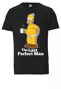 Футболка LOGOSHIRT Shirt Simpsons - Homer Simpson, черный