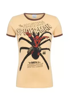 Футболка LOGOSHIRT Shirt Spider-Man, бежевый
