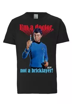 Футболка LOGOSHIRT Shirt Star Trek - Dr. McCoy, черный