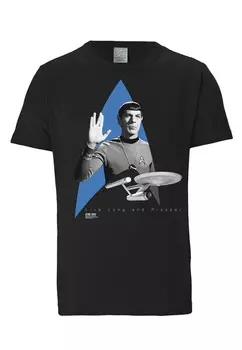Футболка LOGOSHIRT Shirt Star Trek - Spock, черный
