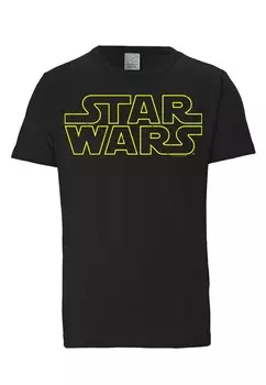 Футболка LOGOSHIRT Shirt Star Wars Logo, черный