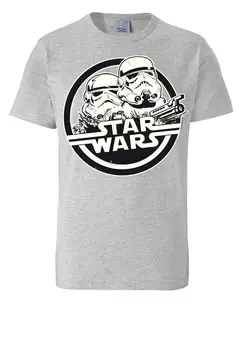 Футболка LOGOSHIRT Shirt Star Wars - Stormtrooper, серый