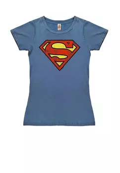 Футболка LOGOSHIRT Shirt Superman, синий
