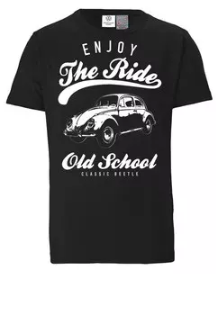Футболка LOGOSHIRT Shirt VW Kfer, черный