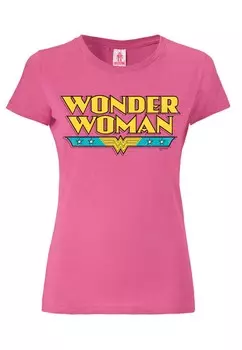 Футболка LOGOSHIRT Shirt Wonder Woman, розовый