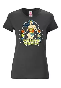Футболка LOGOSHIRT Shirt Wonder Woman, темно-серый