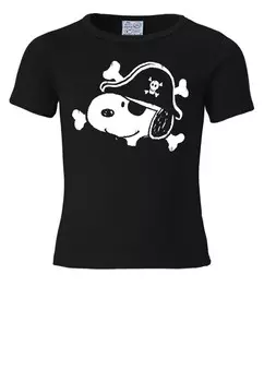 Футболка LOGOSHIRT Snoopy – Pirat, черный