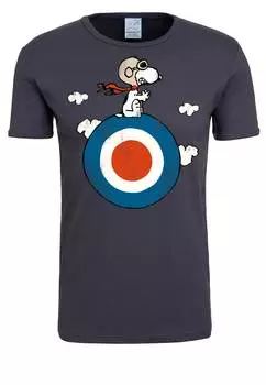 Футболка Logoshirt Snoopy, серо-голубой