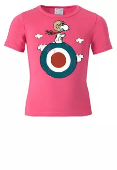Футболка Logoshirt Snoopy Target, розовый