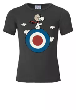 Футболка Logoshirt Snoopy Target, темно серый