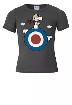 Футболка LOGOSHIRT Snoopy, темно-серый