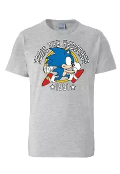 Футболка Logoshirt SONIC THE HEDGEHOG 1991, серый