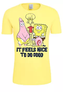 Футболка Logoshirt Spongebob, цвет kanariengelb