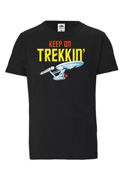 Футболка Logoshirt Star Trek – Keep On Trekkin', черный
