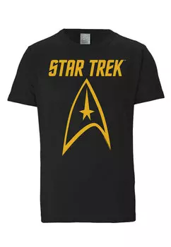 Футболка Logoshirt Star Trek Logo, черный