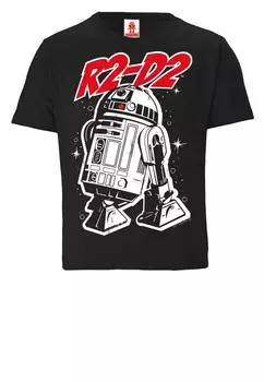 Футболка LOGOSHIRT Star Wars – R2-D2, черный