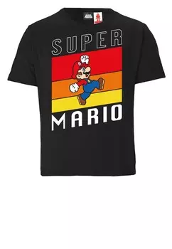 Футболка LOGOSHIRT Super Mario, черный