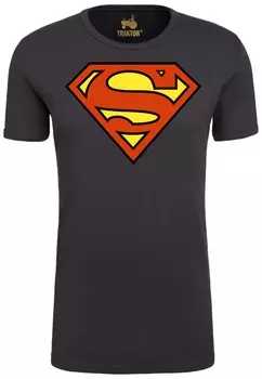 Футболка Logoshirt Superman Logo, серый