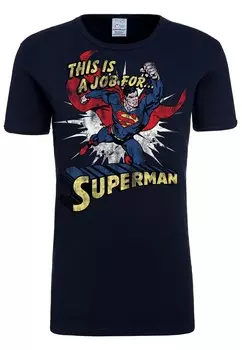 Футболка Logoshirt SUPERMAN, синий