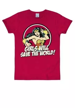Футболка Logoshirt WONDER WOMAN, красный