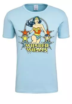 Футболка Logoshirt Wonder Woman, светло-синий