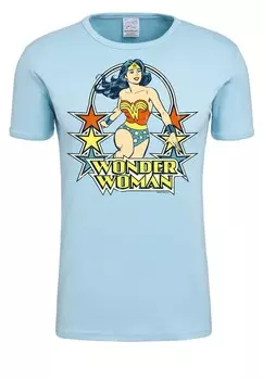 Футболка Logoshirt WONDER WOMAN, светло-синий