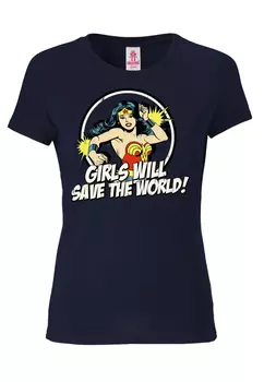 Футболка Logoshirt Wonder Woman, темно-синий