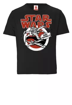 Футболка LOGOSHIRT X-Wings, черный