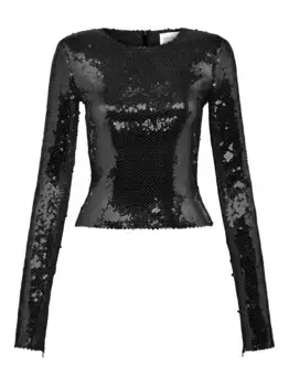 Футболка Loida с пайетками 16Arlington, черный