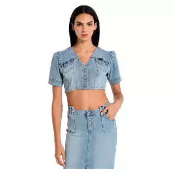 Футболка Lois Jeans 10958 short sleeve v neck, синий