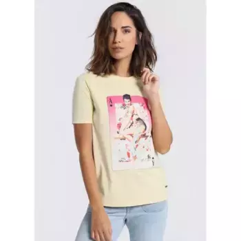 Футболка Lois Jeans 133051-42227-2271 Paper Print, желтый