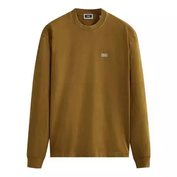 Футболка long-sleeve lax tee 'karat' Kith, коричневый