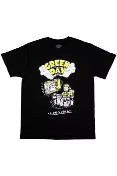 Футболка Longview с каракулями Green Day, черный