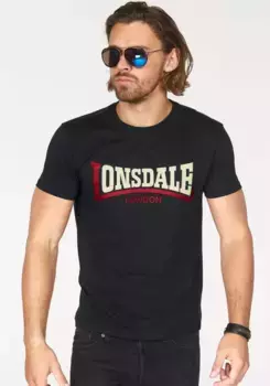 Футболка Lonsdale "ДВА ЦВЕТА", черный