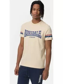 Футболка Lonsdale T-Shirt, бежевый
