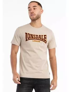 Футболка Lonsdale T-Shirt, бежевый