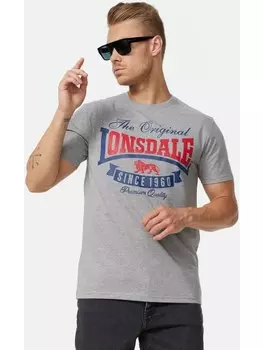 Футболка Lonsdale T-Shirt, серый