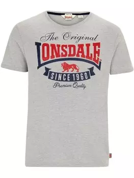 Футболка Lonsdale T-Shirt, серый