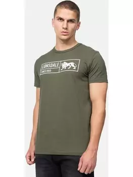 Футболка Lonsdale T-Shirt, зеленый