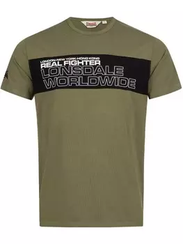 Футболка Lonsdale T-Shirt, зеленый