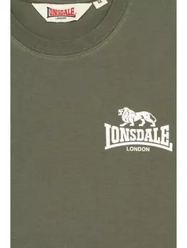 Футболка Lonsdale T-Shirt, зеленый