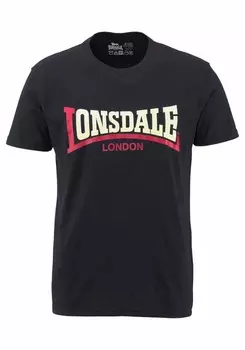 Футболка LONSDALE TWO TONE, черный