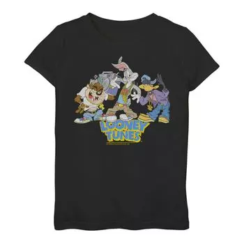 Футболка Looney Tunes Music Gang для девочек 3–16 лет 90-х годов Licensed Character
