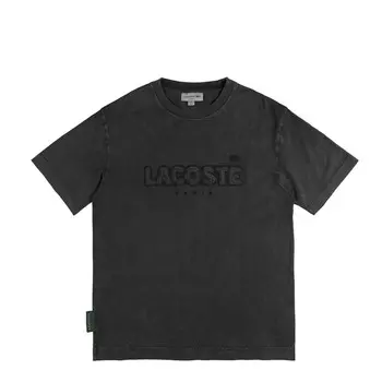 Футболка loose fit heavy jersey t-shirt Lacoste, черный